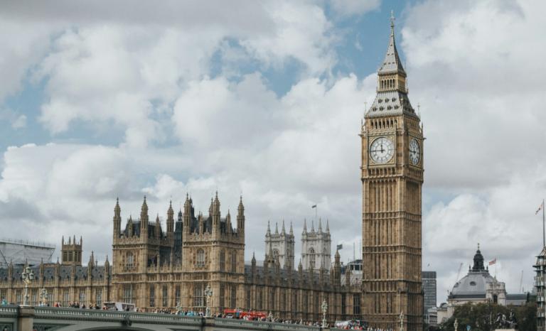 The Houses of Parliament in London