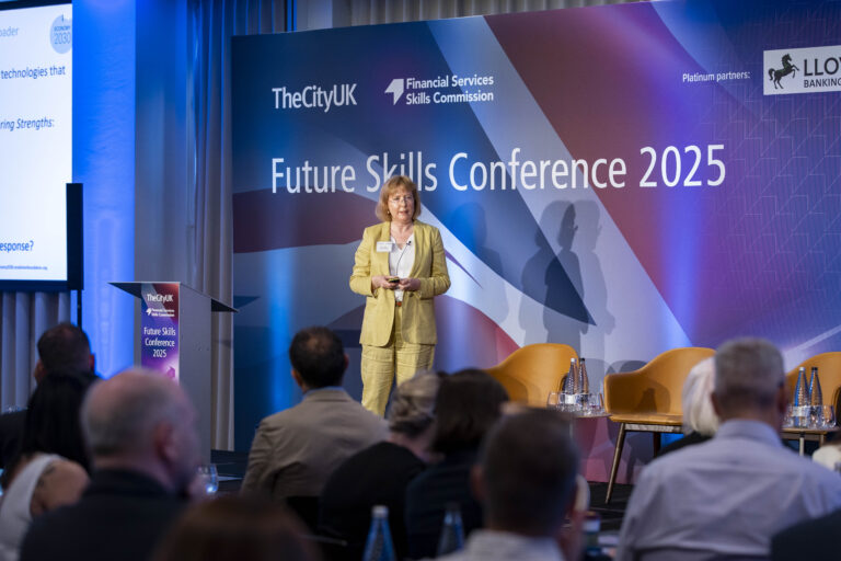 Professor Sandra McNally, speaking at the Future Skills Conference 2025