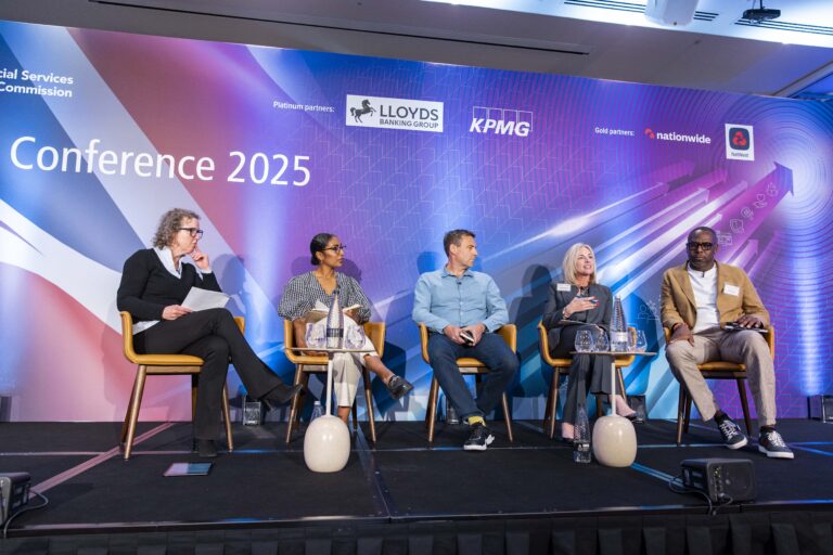 A panel on 'How is technological change shaping our industry, the workforce and the skills we need for growth?' at the Future Skills Conference 2025